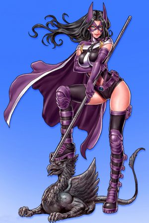 Huntress Anime Style by Shunya Yamashita