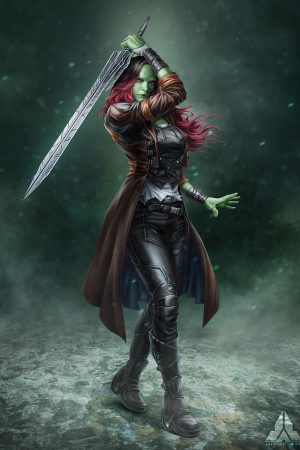 Avengers Infinity War Gamora by Jaynorn Lin